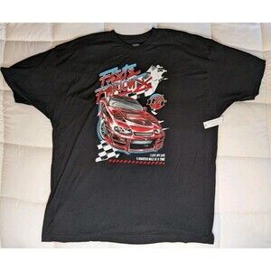NWT Fast and Furious Graphic T-Shirt 3XL Black Red R/T Muscle Car Racing